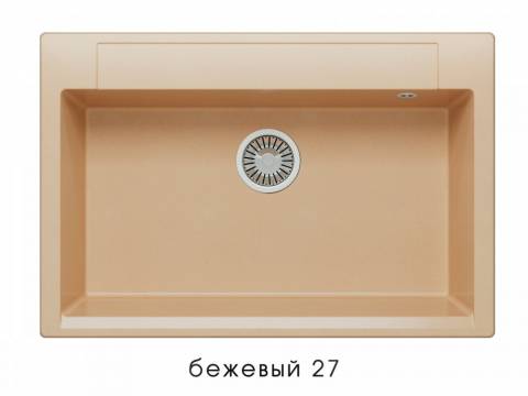 Мойка Polygran Argo-760 Бежевый 27