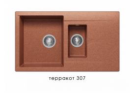 Мойка Polygran Brig-870 Терракот 307