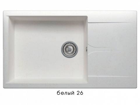 Мойка Polygran Gals-862 Белый 26