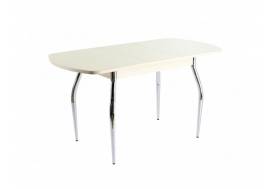 Стол раздвижной ПГ-01 СТ стекло песочное, дуб