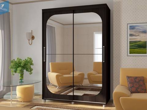 Шкаф-купе Комфорт 12 Прайм Клевер 1500 венге