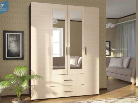 Шкаф 4-х створчатый ШК-020 Эва