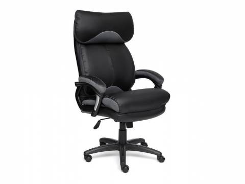 Кресло офисное Duke кожзам черный