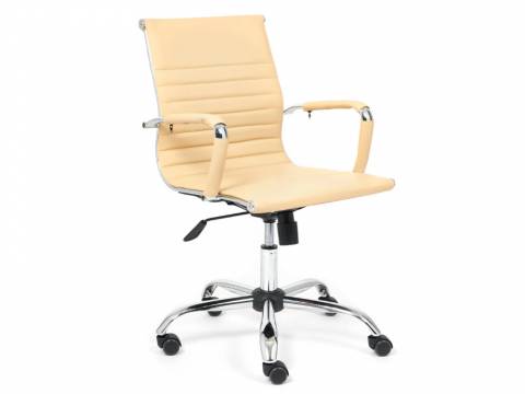 Кресло офисное Urban-low кожзам бежевый