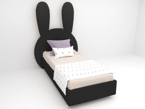 Кровать Зайка с ортопедическим основанием 02ЗАКА 1200*2000