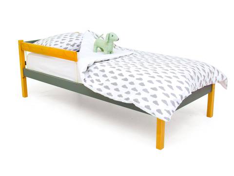 Кровать Svogen classic с бортиком дерево-графит