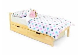 Кровать Svogen classic с ящиками натура без покрытия