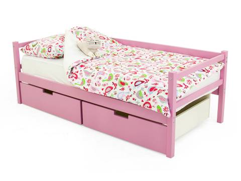 Кровать-тахта Svogen с ящиками лаванда