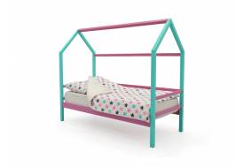 Кровать-домик Svogen мятный-лаванда