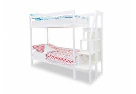 Двухъярусная кровать Svogen белый