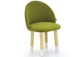 Детский мягкий стул Stumpa оливковый