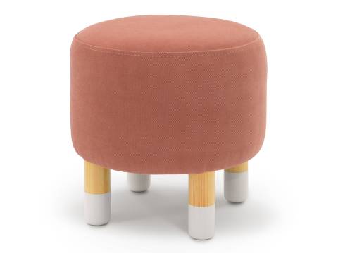 Пуф круглый Stumpa пудровый