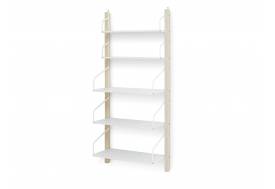 Детская навесная полка-стеллаж Svogen натура-белый