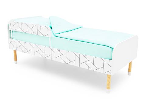 Кровать Stumpa Классика с бортиком рисунок Мозаика