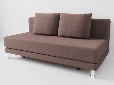 Диван Стандарт без подлокотников 01ДВСТ Кофе