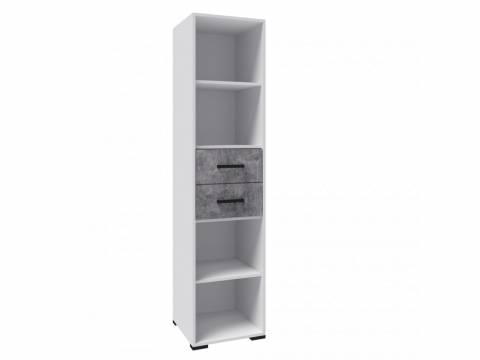 Пенал Лючия белый/ателье светлое