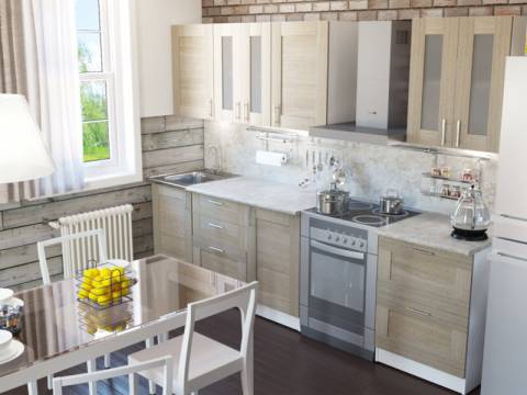 Кухонный гарнитур Лира компакт 2200 мм