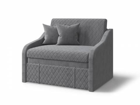 Диван детский Том ромб серый