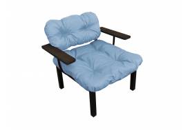 Кресло Дачное серая подушка