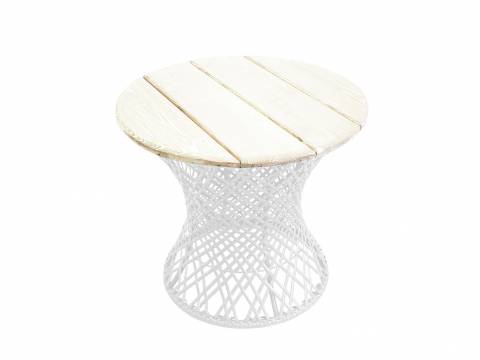 Стол Бонго мини диаметр 400 белый