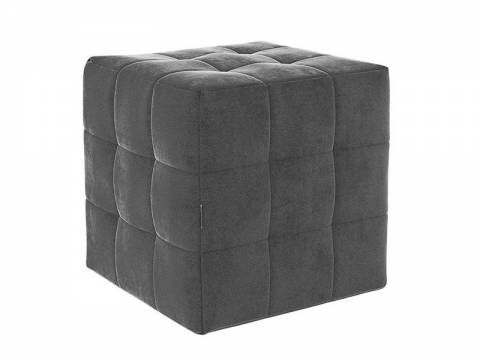 Пуф Рубик 2 велюр графит