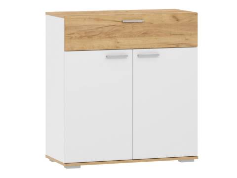 Тумба Санти НМ 013.77 Белый/Дуб Крафт Золотой