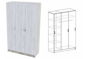 Шкаф 3-х створчатый Бася ШК 557 Крафт