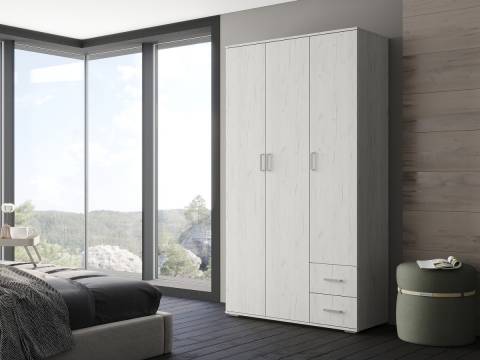 Шкаф Нельсон 1 Дуб Крафт Белый