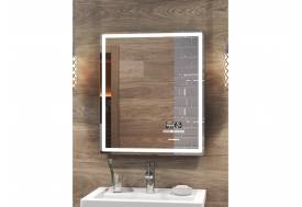 Зеркало Geometry Media 600 Хром Vigo LED подсветка сенсор