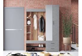 Прихожая Домино Бетон ЛДСП