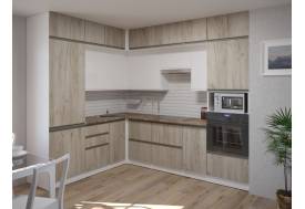 Кухонный гарнитур Антика гранд прайм 2100х2700 мм