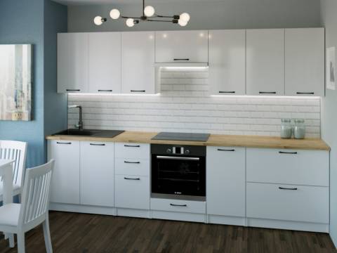 Кухонный гарнитур Жасмин экстра 1 3000 мм