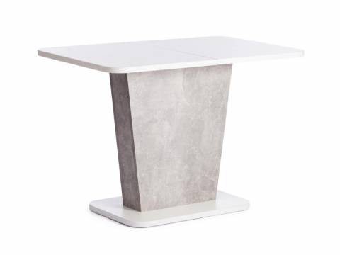 Стол обеденный Gent Белый/Бетон