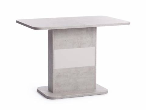 Стол обеденный Smart Белый/Бетон