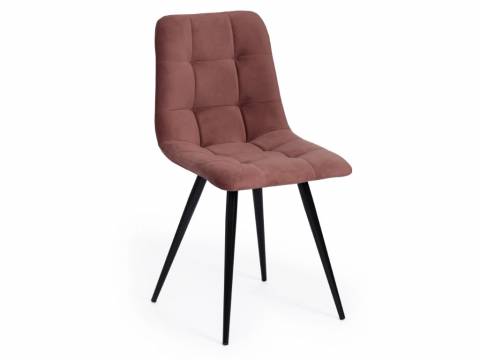 Стул Chilly mod. 7095-1 коралловый barkhat 15 /черный