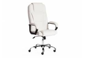 Кресло офисное Bergamo хром белый