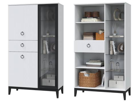 Шкаф-витрина Шарлиз 900