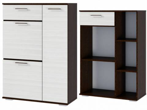 Тумба высокая Ника ТВ800 Венге-Лоредо