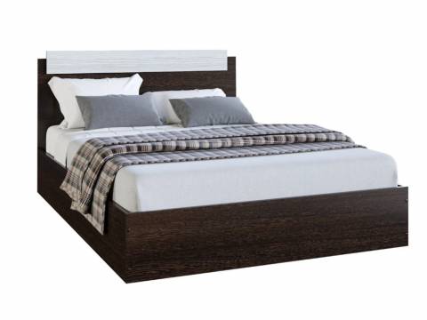 Кровать Эко 1600 венге-лоредо