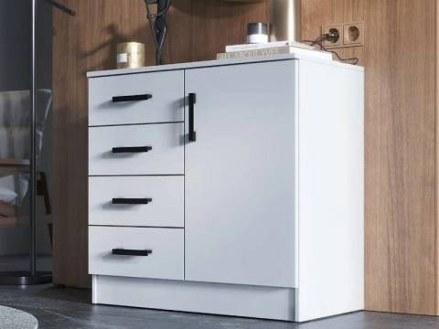 Комод К800-1Д ЛДСП белый