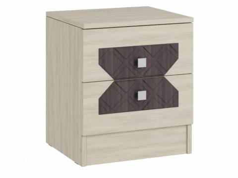 Тумба прикроватная Николь ясень шимо-лиственница темная
