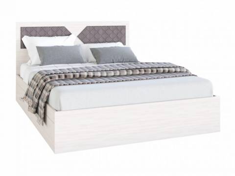 Кровать Николь 1600 ясень шимо-лиственница темная