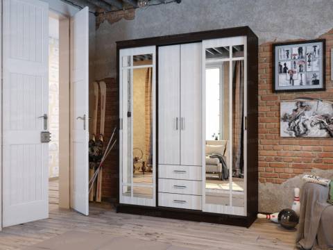 Шкаф купе Лорд венге-лоредо