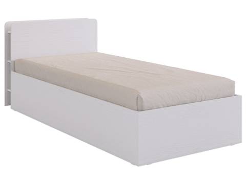 Кровать с основанием Юниор белое дерево