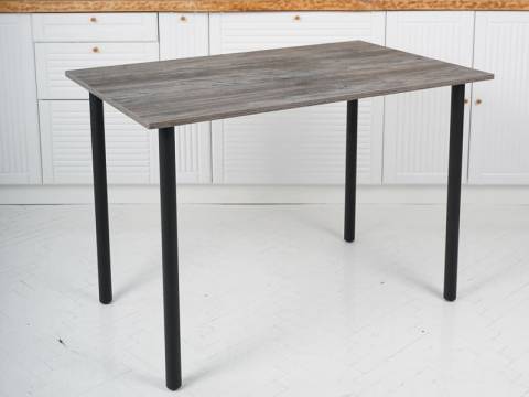 Стол кухонный Слим 1 Сосна Пасадена/Черный