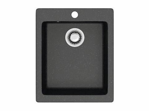 Мойка врезная Карельский камень модель 8 Черный