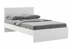 Кровать 1200 Осло модуль М12 с настилом Лайт Белый