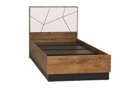 Кровать одинарная 54.17 900 с настилом Гамма белый