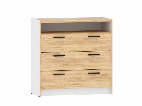 Комод Оттавия НМ 011.04 Белый Фасадный
