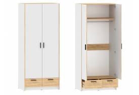 Шкаф для одежды Оттавия НМ 011.80 Белый Фасадный